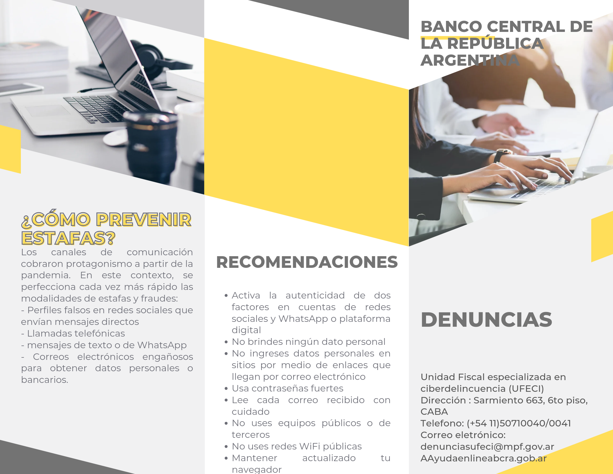 Tríptico BCRA