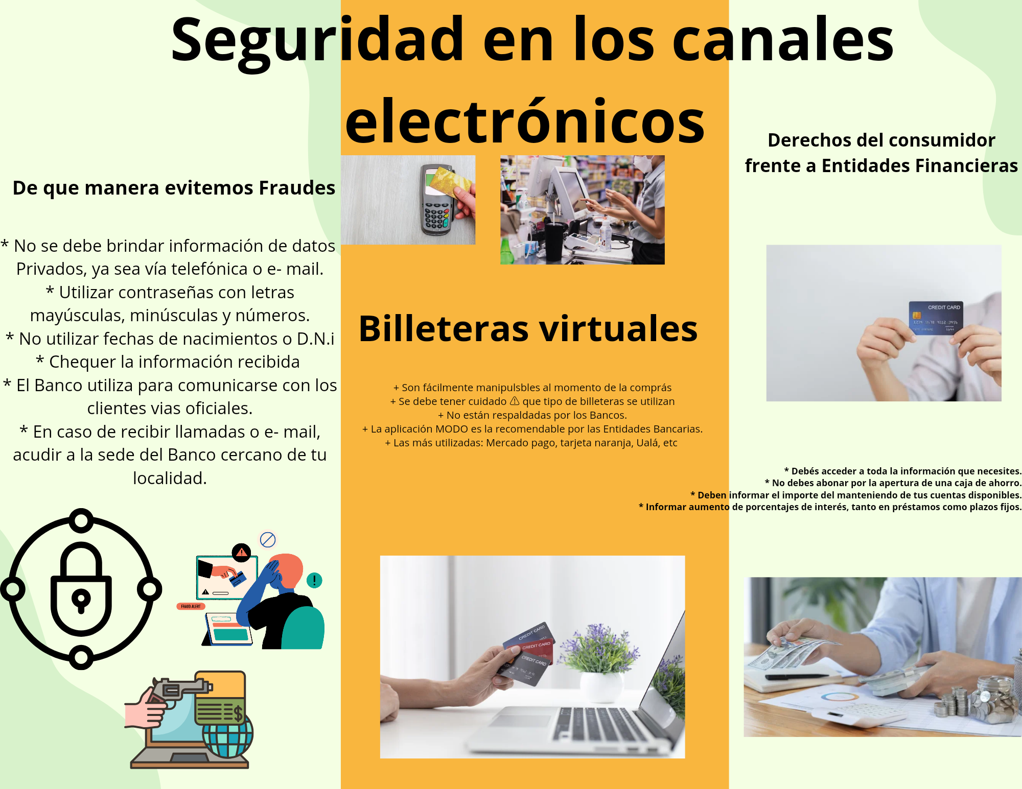 Seguridad. Billetera virtual