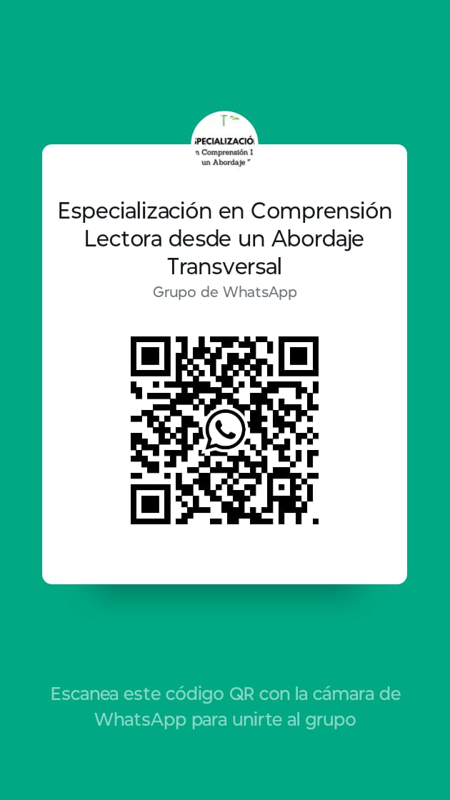 Grupo de WhatsApp Informativo de la Especialización 