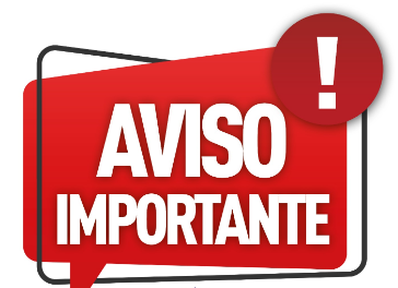 Aviso Importante